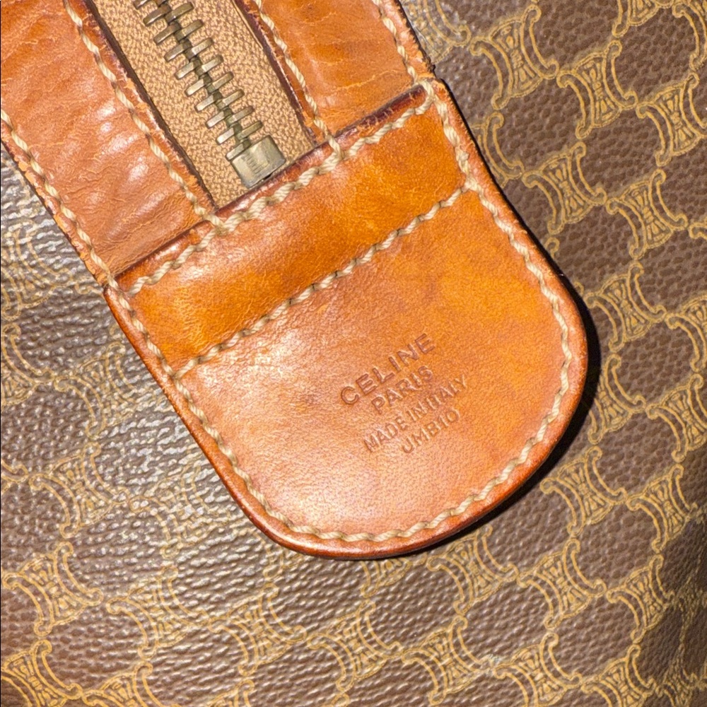 Celine Brown Leather Duffel Bag❤️ - Picture 6 of 16